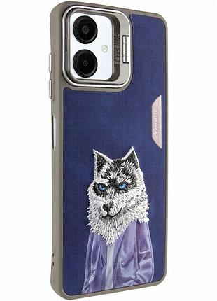 Tpu+pc чехол friends для samsung galaxy a06 blue wolf