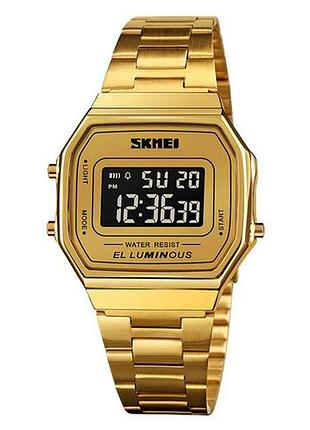 Часы наручные skmei, gold-black