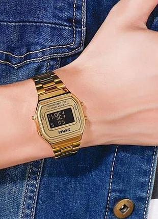 Часы наручные skmei, gold-black 4
