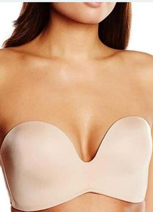 Бюстгальтер жіночий wonderbra ultimate strapless w032d бежевий