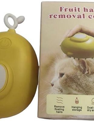 Щетка массажная для животных паровая pet comb 924 (120)