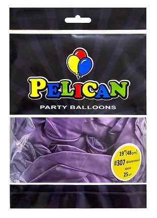 Латексні кульки "( ) хром фіолетовий, pelican 25шт