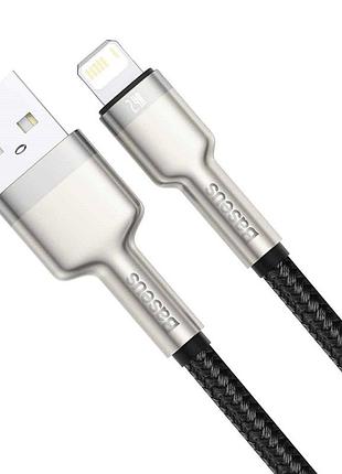 Кабель baseus cafule series metal data cable usb to ip. black ( ) 3