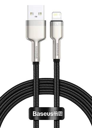 Кабель baseus cafule series metal data cable usb to ip. black ( ) 4