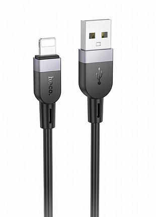 Дата кабель hoco x109 energy silicone usb to lightning (3m) black
