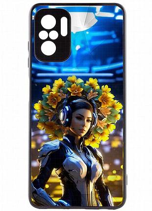 Tpu+pc чехол prisma ladies для xiaomi redmi note 10 pro / 10 pro max cyberpunk