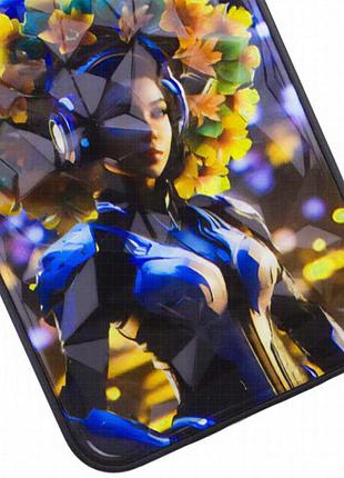 Tpu+pc чехол prisma ladies для xiaomi redmi note 10 pro / 10 pro max cyberpunk 2
