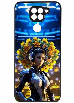 Tpu+pc чехол prisma ladies для xiaomi redmi note 9 / redmi 10x cyberpunk