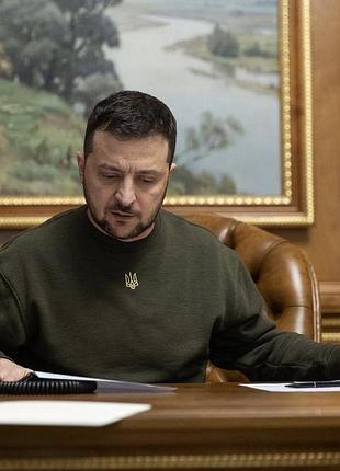 Хакі світшот з тризубом як у президента зеленського
