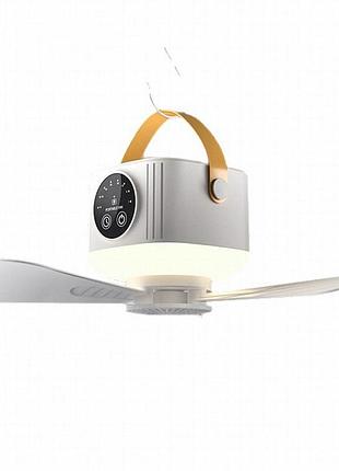 Портативный вентилятор d01 with led and remote control 7200mah white