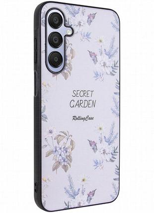 Tpu+pc чехол secret garden для samsung galaxy a15 4g/5g white