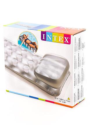 Матрас intex, с подголовником, 188х71 см