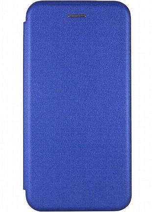 Кожаный чехол-книжка classy для xiaomi redmi note 15 4g/5g (eu) синий