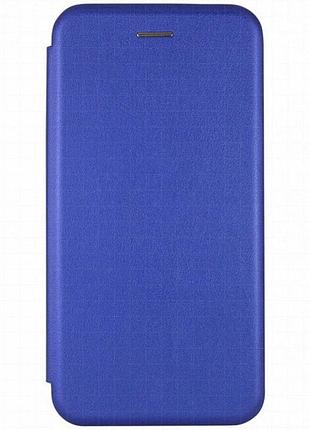 Кожаный чехол-книжка classy для samsung galaxy a10 (a105f) синий