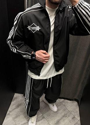 Стильный оверсайз костюм uneffected в черном цвете