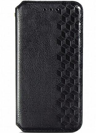 Кожаный чехол-книжка getman cubic (pu) для samsung galaxy a53 5g черный