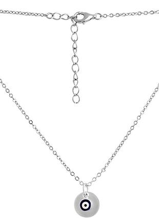 Серебряное колье komilfo с емаллю, вес изделия 2,9 гр (2137740) 450500 размер