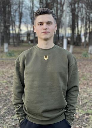 Світшот з тризубом | гербом україни xxl