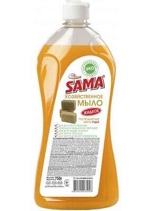 Мыло хозяйственное жидкое 1л тм сама