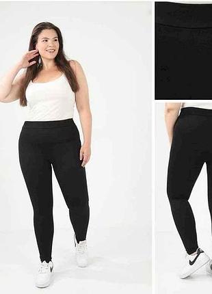 Лосіни на флісі батал арт.980.9 чорний р.3xl тм prenses