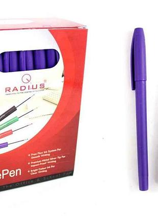 Ручка масляная фиолетовый face pen, 0.7мм тм radius