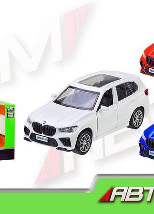 Машина автопром 1:43 bmw x5m,3 кольора, відкр. двері,короб.
