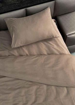 Комплект постельного белья 2-х сп 175х210 17-0808 taupe gray 2нав. 50х70 микрофибра тм arcloud
