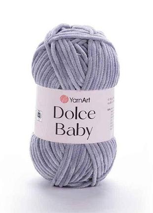 Пряжа dolce baby світло-рожевий 100% мікрополіестр 85м 50г 5шт/уп 782 тм yarnart