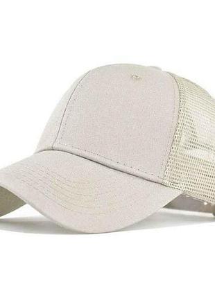 Кепка молочний з сіткою р.56-60 тм shapki