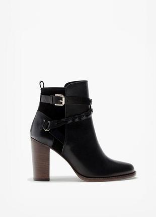 Ботильни massimo dutti шкіра 3