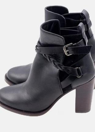 Ботильни massimo dutti шкіра 4