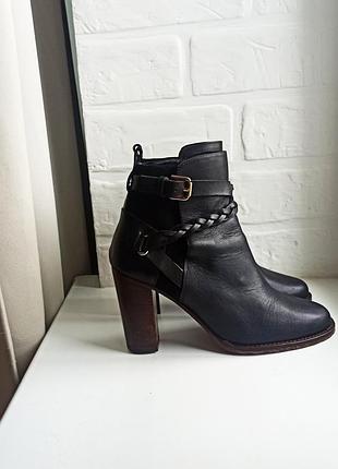 Ботильни massimo dutti шкіра 5