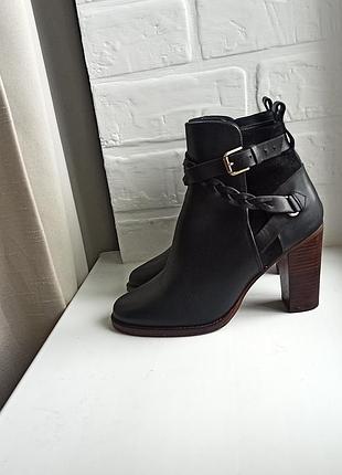 Ботильни massimo dutti шкіра 6