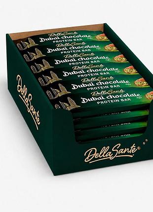Батончик della sante dubai chocolate style protein bar, 24*45 грам