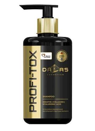 Шампунь 1л profi-tox для жінок і чоловіків тм dalas