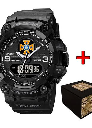 Мужские часы awarder 001 дснс all black