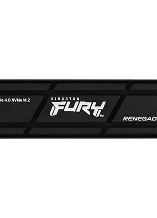 Накопичувач ssd m.2 kingston fury renegade with heatsink 2tb 2280 nvme pcie gen 4.0 x4 3d tlc nand
