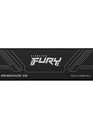 Накопитель ssd m.2 kingston fury renegade g5 4tb 2280 nvme pcie gen 5.0 x4 3d tlc