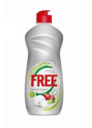 Гель для мытья посуды 500мл apple lime тм free