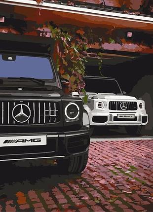Картина за номерами "гелендвагени amg" lw32060, 40х50 см