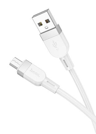 Кабель hoco energy silicone charging data cable ) white ( ) 3