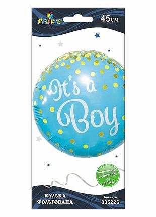 Кулька фольг. pelican, party it's a boy, 45см (1шт)