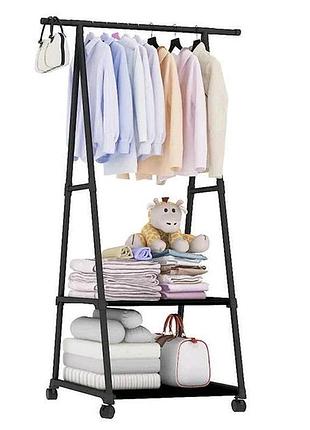 Підлогова вішалка багатофункціональна вертикальна стійка coat rack traingular (20 шт./ясть)