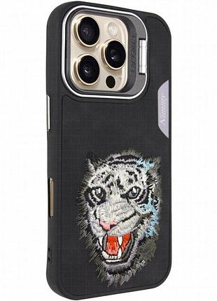 Tpu+pc чехол friends для apple iphone 16 pro max (6.9") black tiger