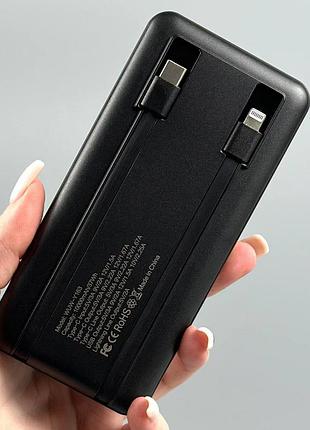 Умб power bank wuw. (with cable type-c+lightning) 3