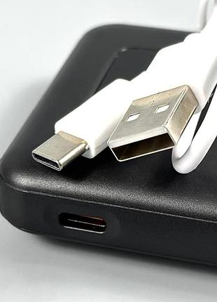 Умб power bank wuw. (with cable type-c+lightning) 4