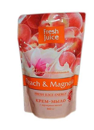 Рідке крем-мило 460 мл. дойпак (peachmagnolia) тм fresh juice