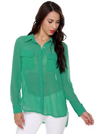 Шифонова блуза сорочка