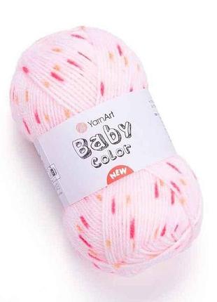 Пряжа baby color розовый 100% акрил 150м 50г 5шт/уп 203 тм yarnart