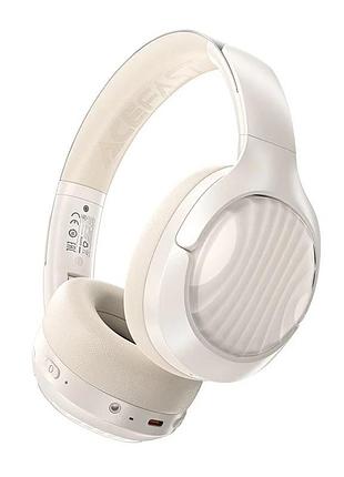 Бездротові накладні навушники acefast active noise cancelling wireless headset milky white ( )